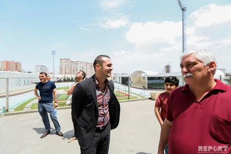 Bakıda MTK xidmətindən narazı olan bina sakinləri etiraz ediblər - FOTO