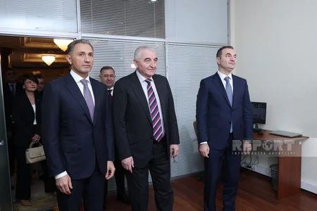 MSK-da yaradılan veb-kameralara texniki nəzarət mərkəzinə baxış keçirilib
