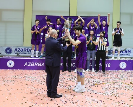 18 yaşadək voleybolçular arasında Azərbaycan çempionatına yekun vurulub