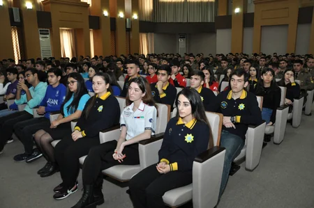 “Heydər Əliyev İli”nə həsr edilən Fövqəladə Hallar Könüllülərinin təqdimatı olub