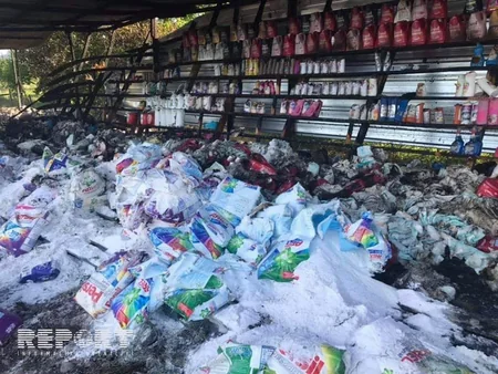 Gürcüstanda azərbaycanlı ticarətçiyə 30 min dollardan çox ziyan dəyib - FOTO