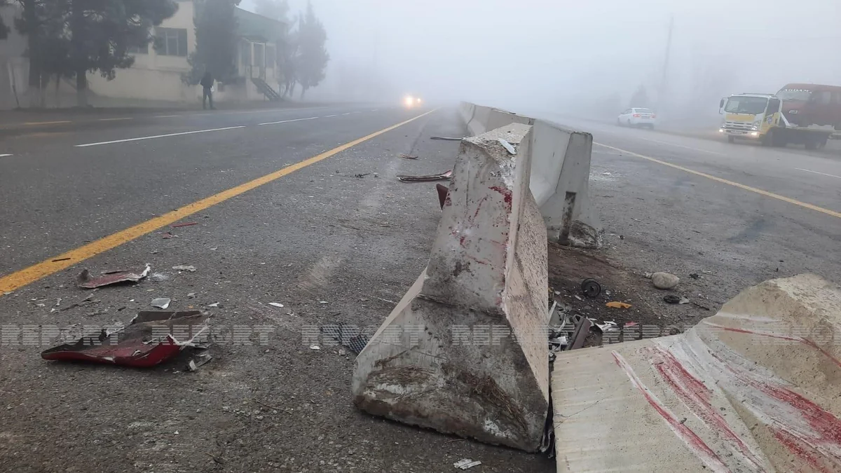 Qubada yol qəzası olub, xəsarət alan var