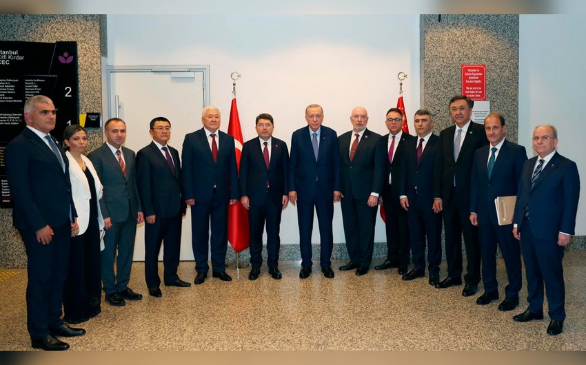 Ərdoğan TDT-yə üzv və müşahidəçi ölkələrin Məhkəmə-Hüquq Şuraları sədrlərinin toplantısında iştirak edib