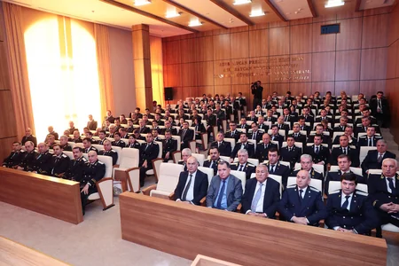 Milli Prokurorluğun yaradılmasının 100 illik yubileyinə həsr olunan təntənəli mərasim keçirilib