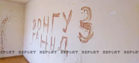Journalists visit houses burned by Armenians in Lachin’s Zabukh village 