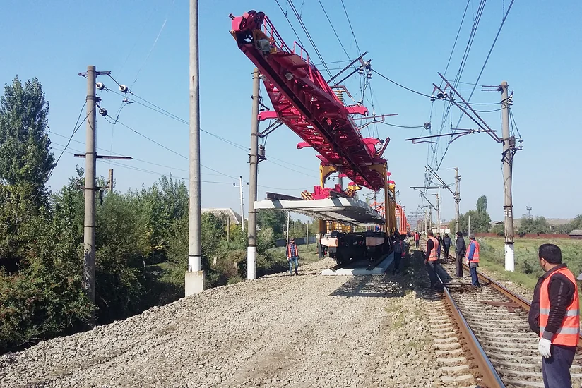 Dəmir yolunun Sığırlı-Karrar mənzilində 12,8 km-lik hissə təmir olunur