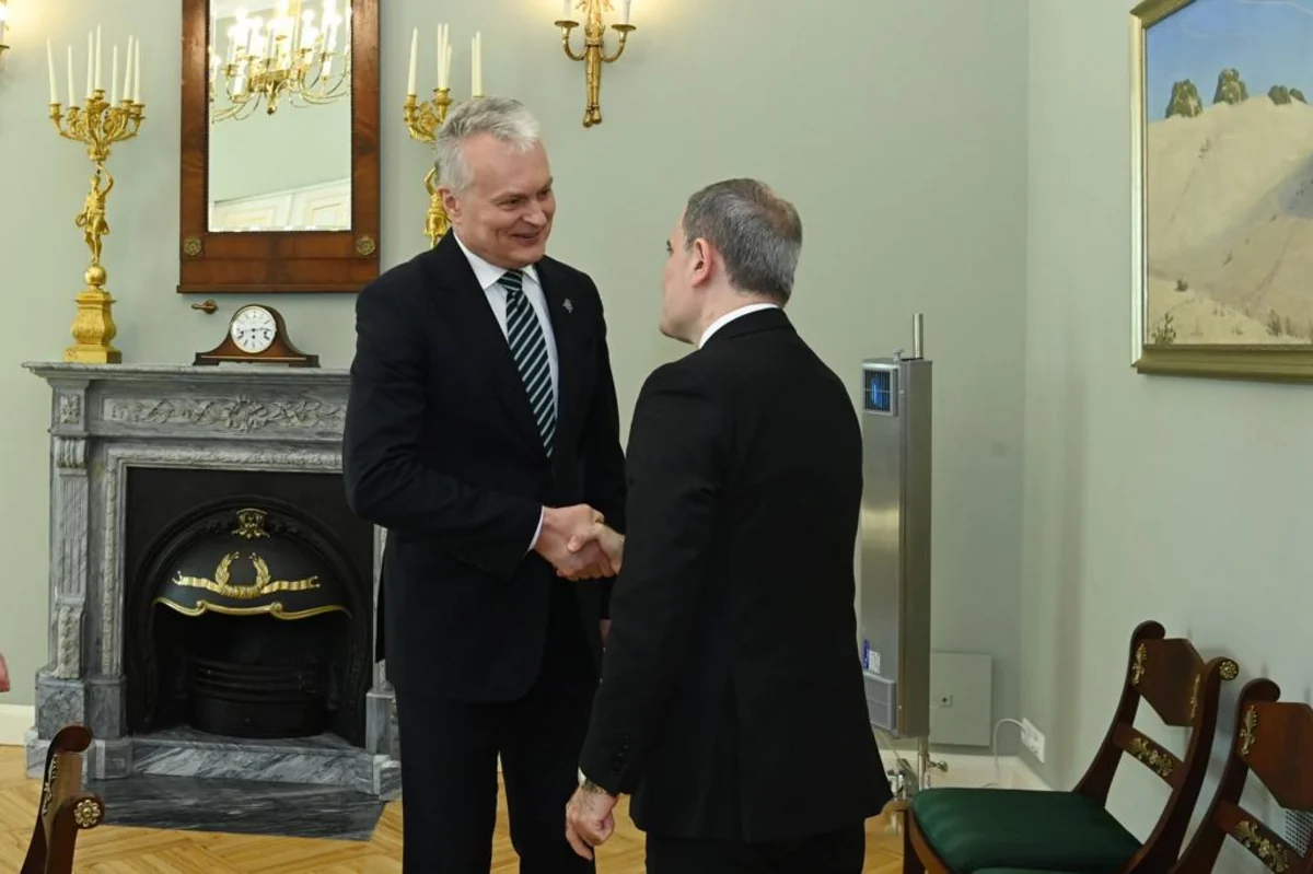 President of Lithuania receives Azerbaijan's foreign minister
