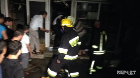 Bakıda Sabunçu bazarında baş vermiş yanğın söndürülüb - FOTO - YENİLƏNİB-2 - VİDEO