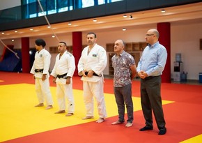 Avropa Gənclər Yay Olimpiya Festivalında iştirak edəcək cüdoçularla görüş keçirilib