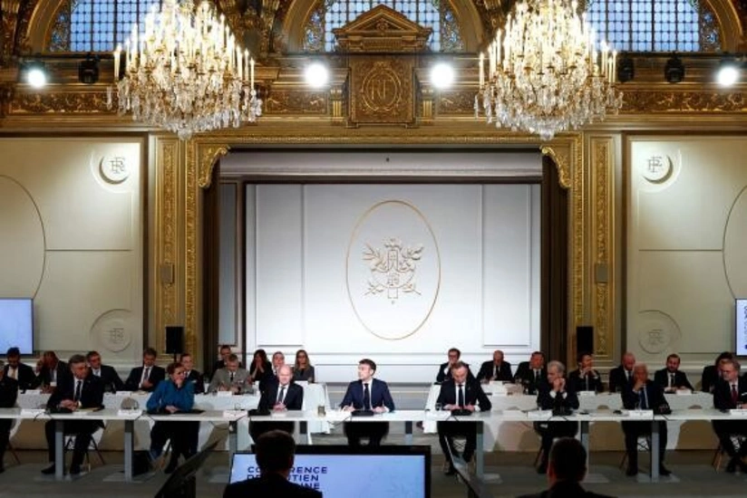 Macron calls for western troops in Ukraine face opposition