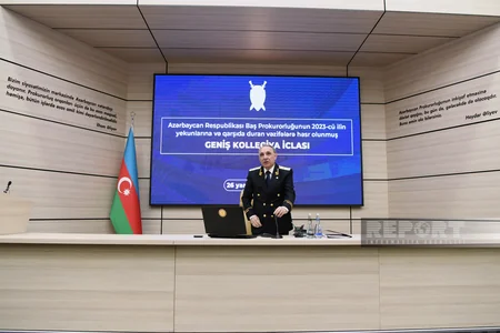 Baş Prokurorluqda geniş kollegiya iclası keçirilir