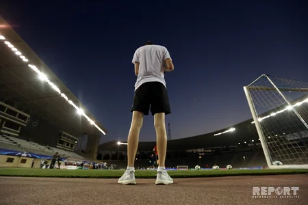 “Kopenhagen”in “Qarabağ”la oyunöncəsi açıq məşqindən - FOTOREPORTAJ