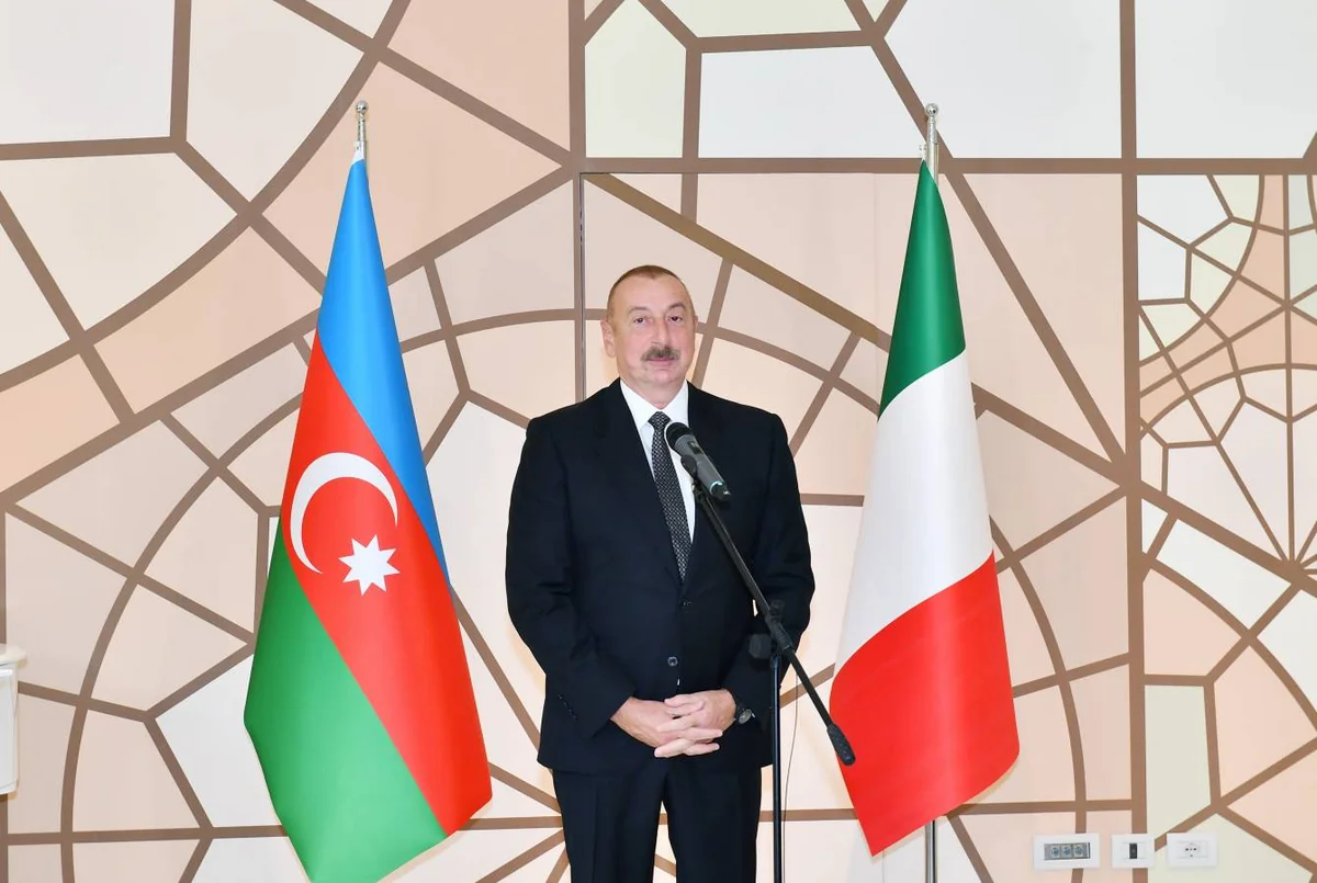 Ilham Aliyev: Culture Center of Azerbaijan will operate in new building of embassy in Italy - VIDEO