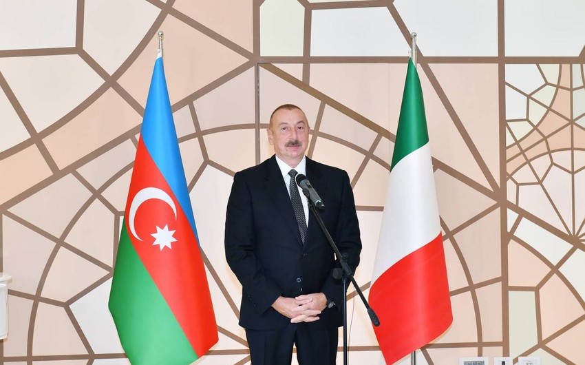 İlham Əliyev: “İtaliyadakı səfirliyin yeni binasında Azərbaycanın Mədəniyyət Mərkəzi də fəaliyyət göstərəcək” - VİDEO