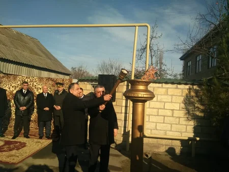 Zaqatalanın Bəhmətli kəndinə təbii qaz verilib