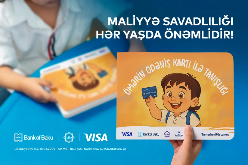 Bank of Bakudan maliyyə savadlılığına töhfə: uşaqlar üçün maarifləndirici kitabça