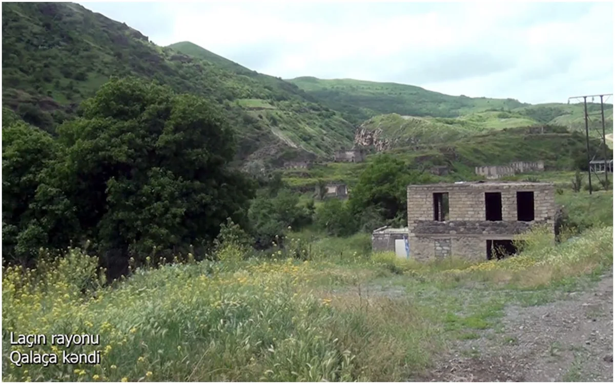 Footage from Galacha village of Lachin