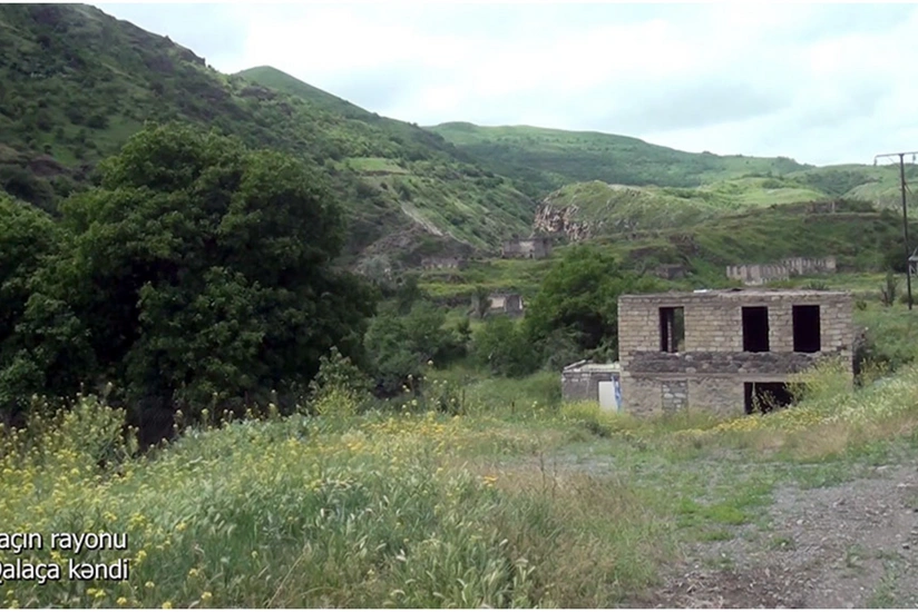 Footage from Galacha village of Lachin
