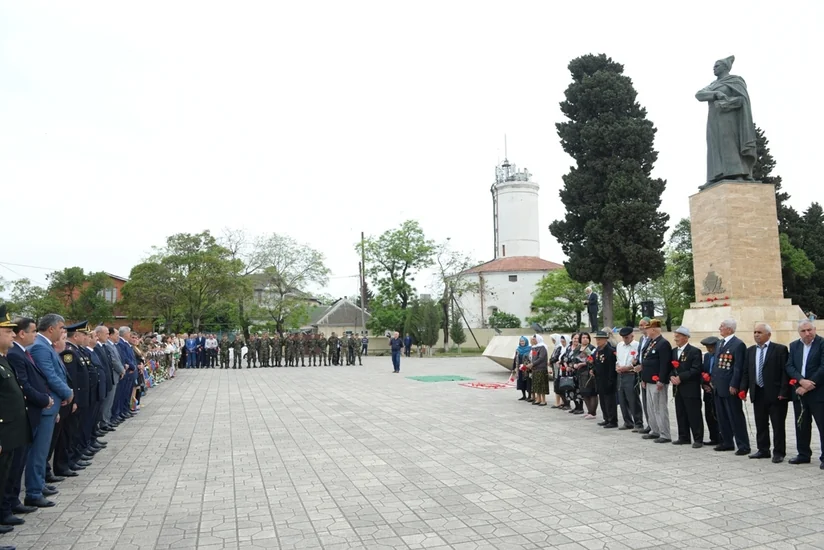 Lənkəranda 9 May - Qələbə Günü qeyd edilib - FOTO