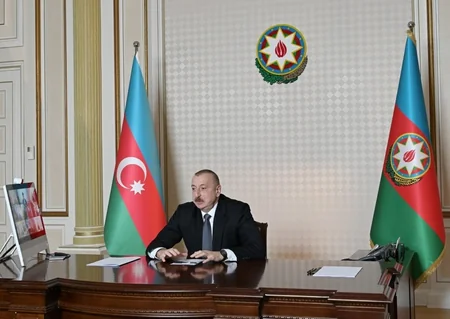 President Aliyev holds videoconference with CISCO executives