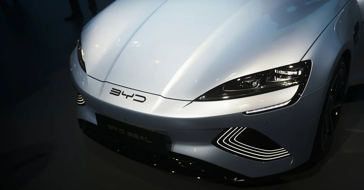 BYD в апреле впервые обошла Tesla по продажам электромобилей в Европе