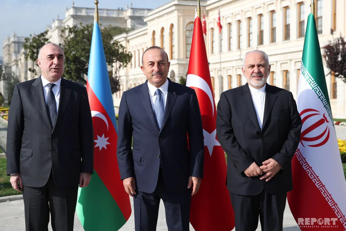 İstanbulda Türkiyə, Azərbaycan və İran xarici işlər nazirlərinin üçtərəfli görüşü keçirilib - VİDEO
