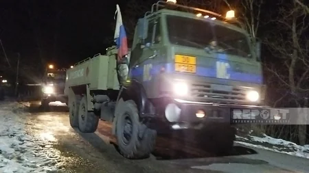 Xankəndi-Laçın yolunda sülhməramlıların 60 avtomobili maneəsiz keçib - YENİLƏNİB-7 