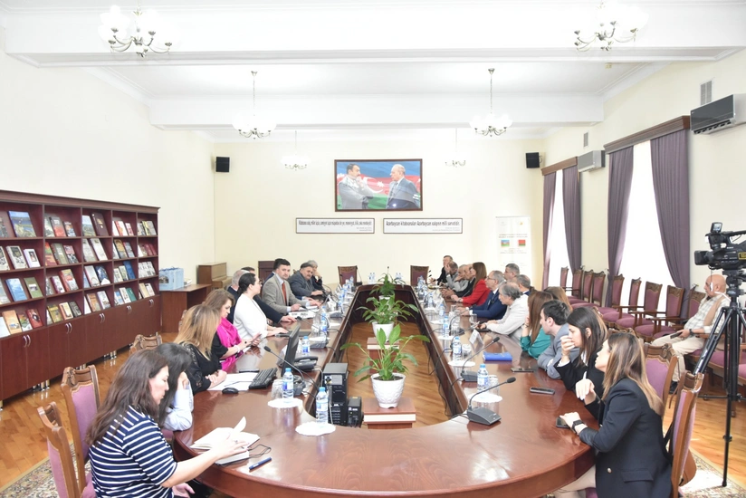 Проведен круглый стол с участием деятелей культуры Азербайджана и Беларуси