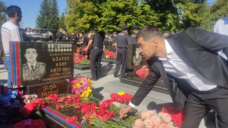 Qaxda Vətən müharibəsi şəhidlərinin xatirəsi anılıb