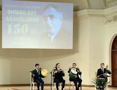 Əhməd bəy Ağaoğlunun anadan olmasının 150 illik yubileyi qeyd edilib