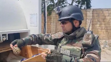 Bakıda döyüş tətbiqinə yararlı əl qumbarası və partladıcı aşkarlanıb