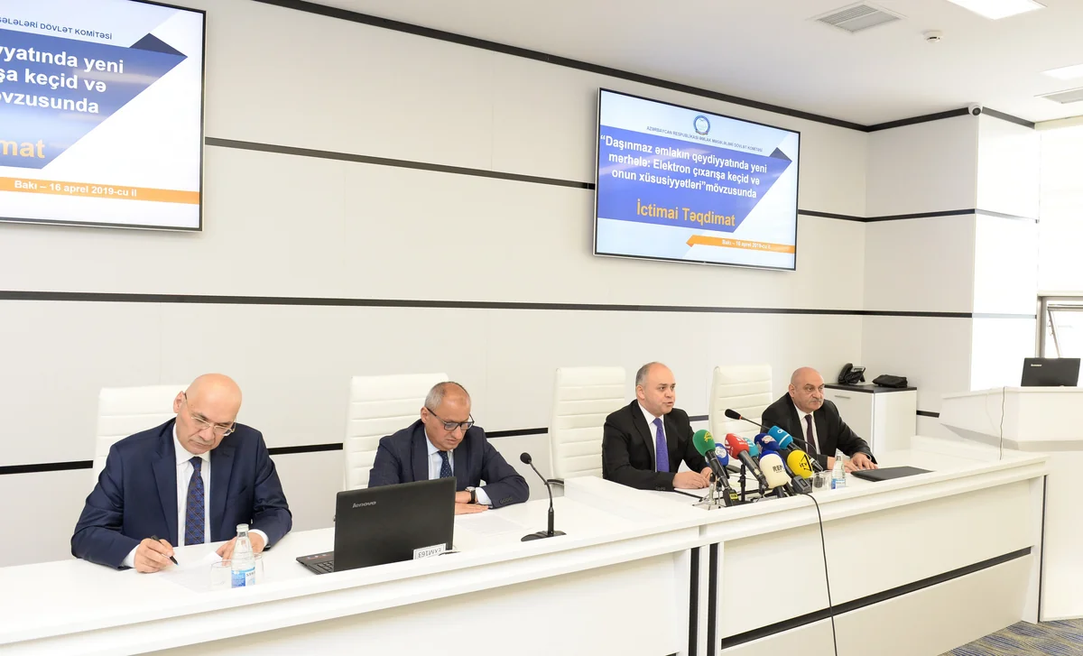 Azərbaycanda daşınmaz əmlaka dair çıxarışların elektron qaydada verilməsinə başlanılır