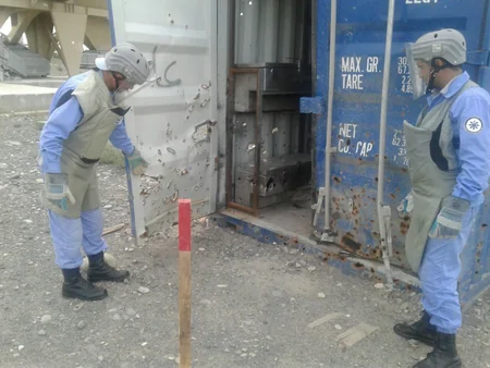 Tərtərdə tank əleyhinə mina tapılıb