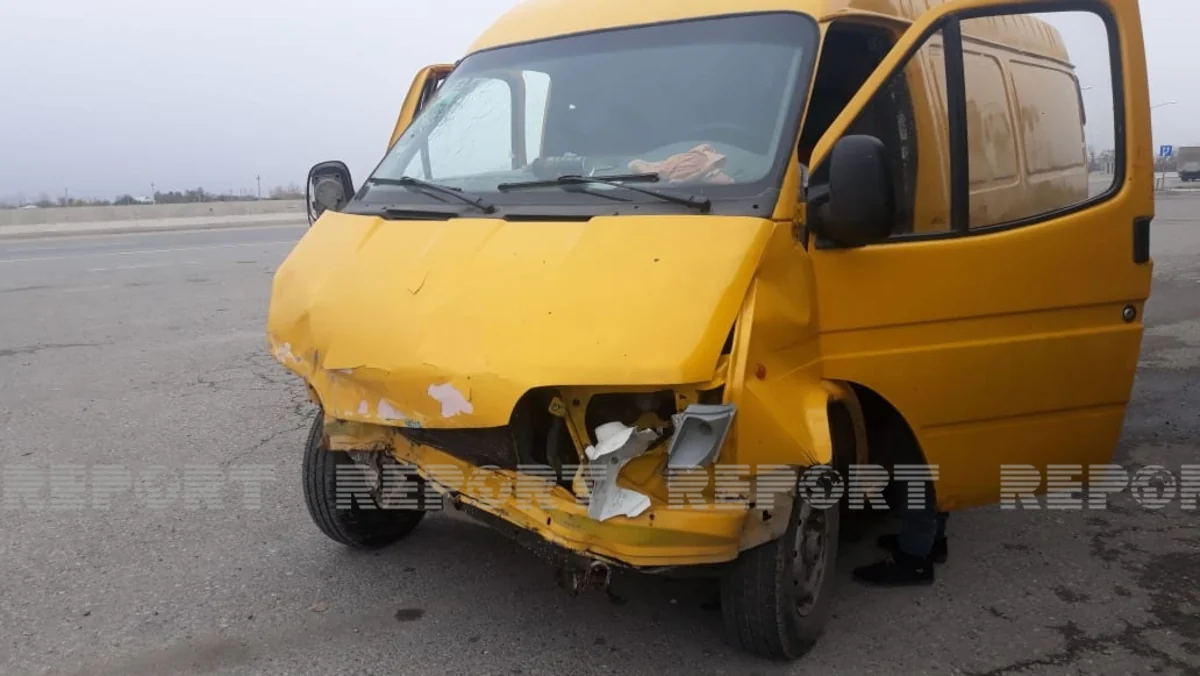 Kürdəmirdə yol qəzası baş verib, xəsarət alan var