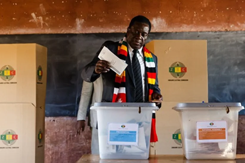 Zimbabvenin hazırkı lideri prezident seçkilərində qalib olub