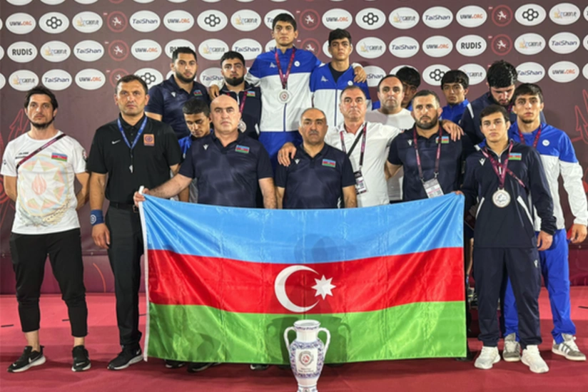 Azərbaycanın sərbəst güləş millisi Avropa ikincisi olub