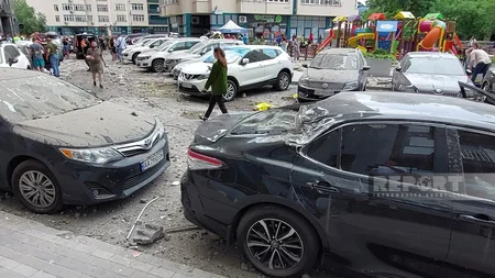 Result of Russian army's attack on Kyiv last night - PHOTO REPORTAGE