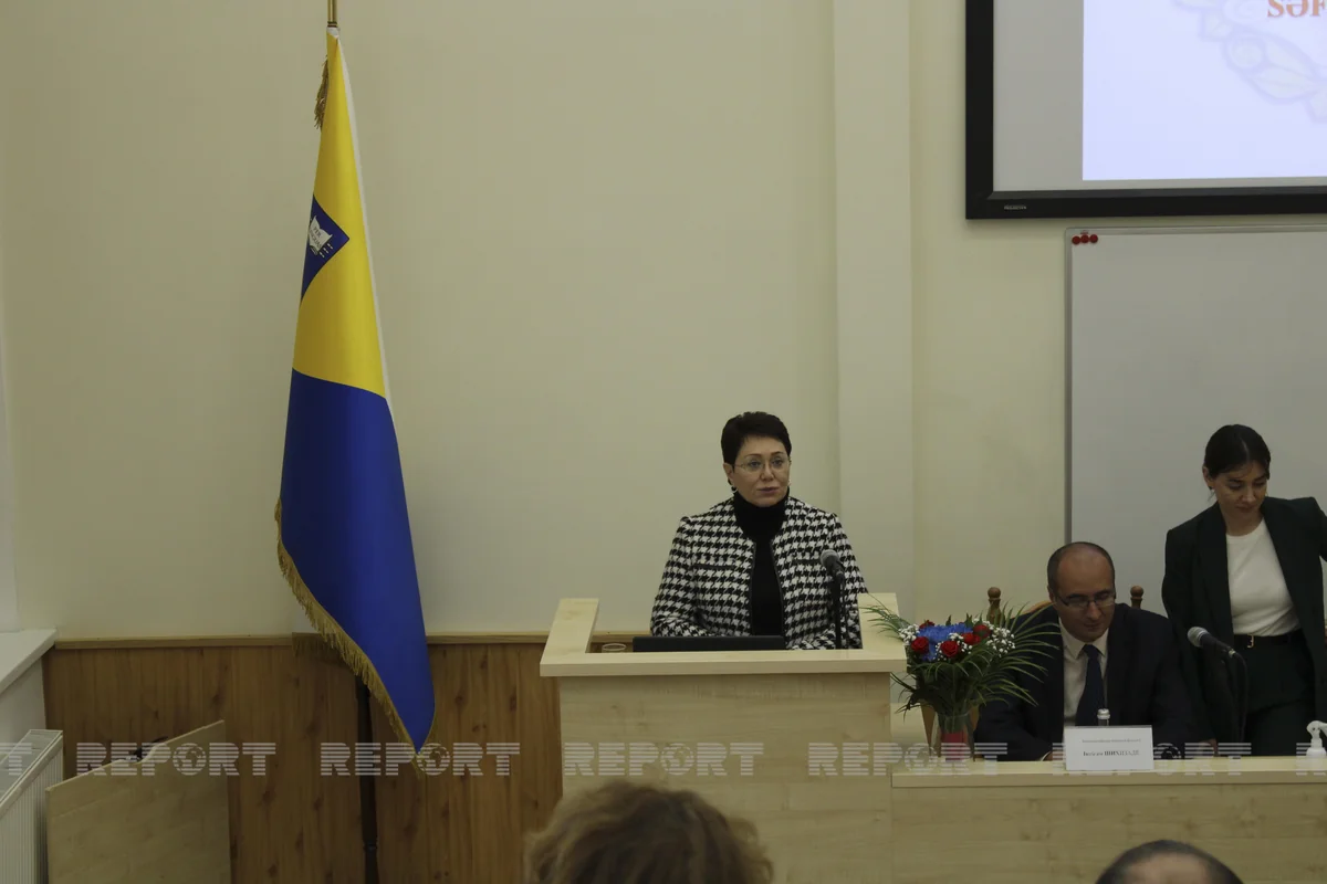 Посол Азербайджана в Украине выступила перед студентами в Киеве