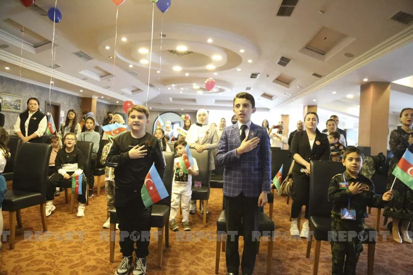 Müstəqilliyimizin bərpasının ildönümü şəhid ailələri ilə birlikdə qeyd edilib