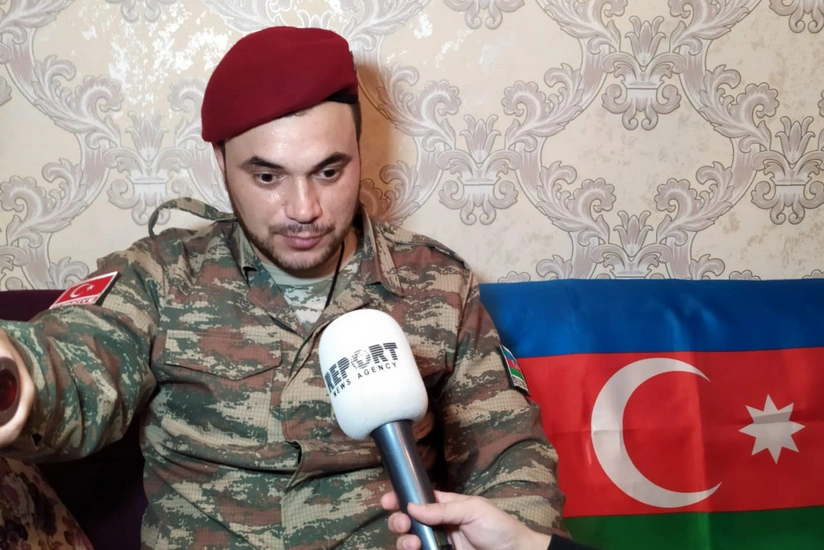 Müharibənin 43-cü günündə yaralanmış qazi: Səngərlər hamısı erməni leşlərilə doluydu