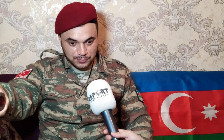 Müharibənin 43-cü günündə yaralanmış qazi: Səngərlər hamısı erməni leşlərilə doluydu