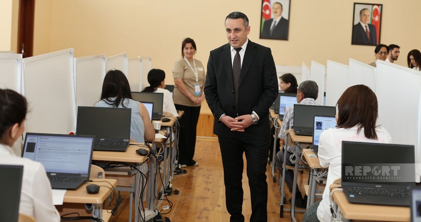 Azad olunan ərazilərdə çalışan müəllimlər ilk dəfə sertifikasiya imtahanında iştirak ediblər