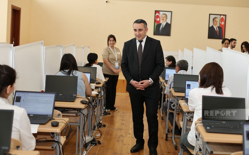 Azad olunan ərazilərdə çalışan müəllimlər ilk dəfə sertifikasiya imtahanında iştirak ediblər