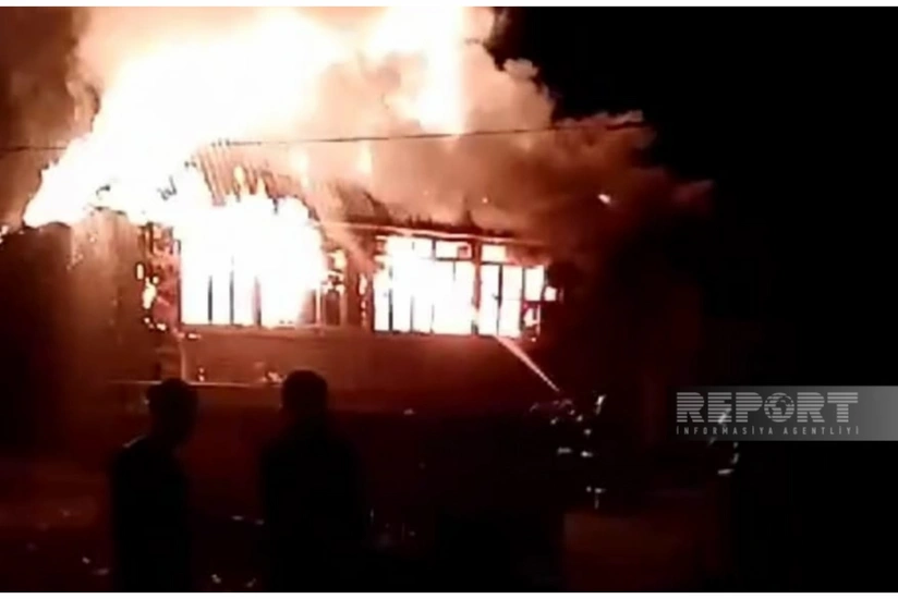 İsmayıllıda evdə yanğın olub