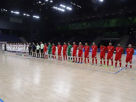 Futzal üzrə Azərbaycan milli komandası Özbəkistan yığmasına qalib gəlib - FOTO