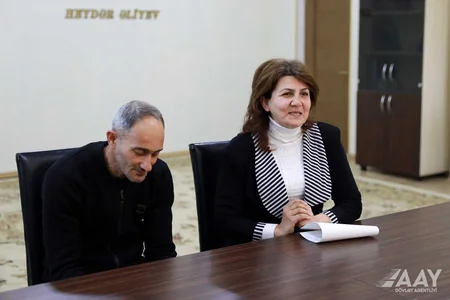 Saleh Məmmədov Siyəzəndə vətəndaşları qəbul edib