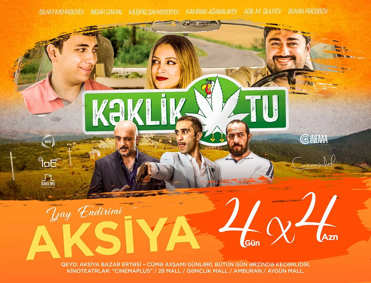 В Cinema Plus стартует акция 4х4 от Kəklikotu