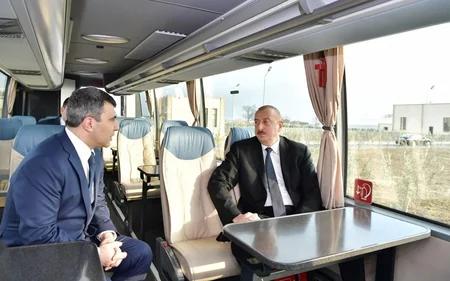 Prezident İlham Əliyev Tərəvəzçilik Elmi-Tədqiqat İnstitutunun açılışında iştirak edib - YENİLƏNİB