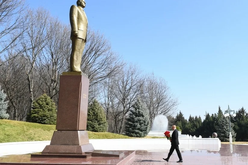 President of Azerbaijan arrives in Tovuz
