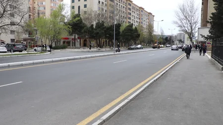 Təbriz küçəsinin bir hissəsində yenidənqurma işləri yekunlaşdırılıb - VİDEO
